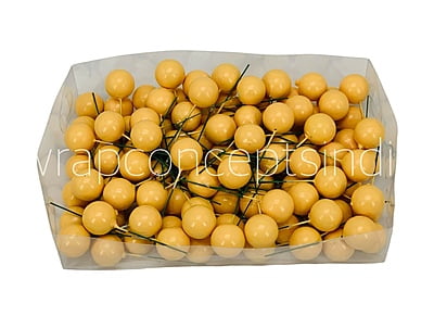 Yellow Faux Balls - 30 MM