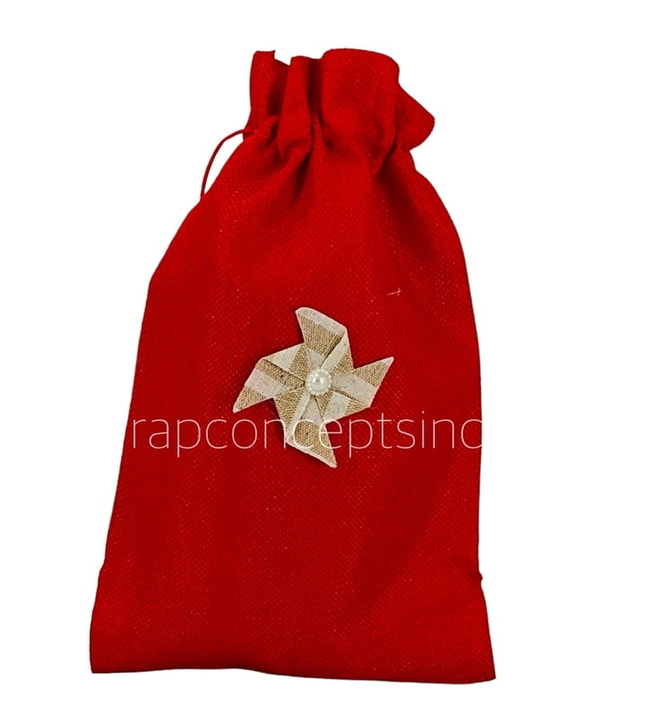 Fan shaped flower with Pearl - Beige & White