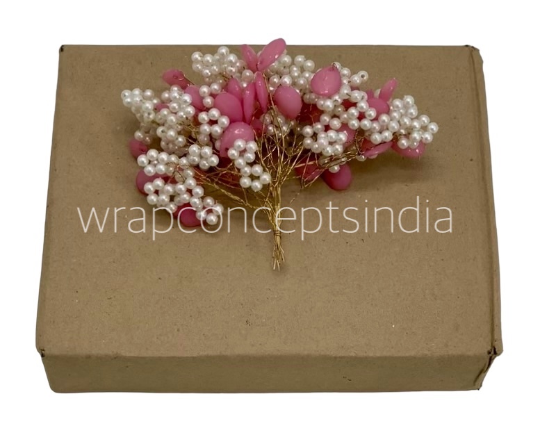 Soft Pink Pearl Flower Add-on Stick