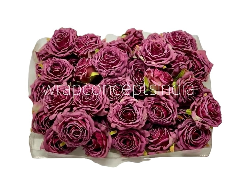 Dusky Mauve Small Roses