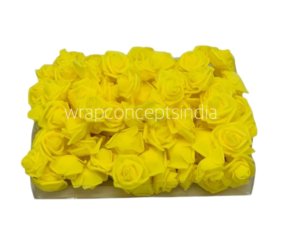 Yellow Medium Foam Rose
