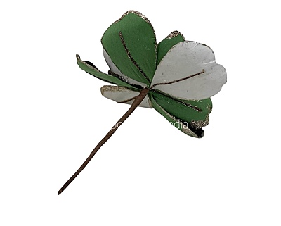 Metallic Texture & Velvet Flower