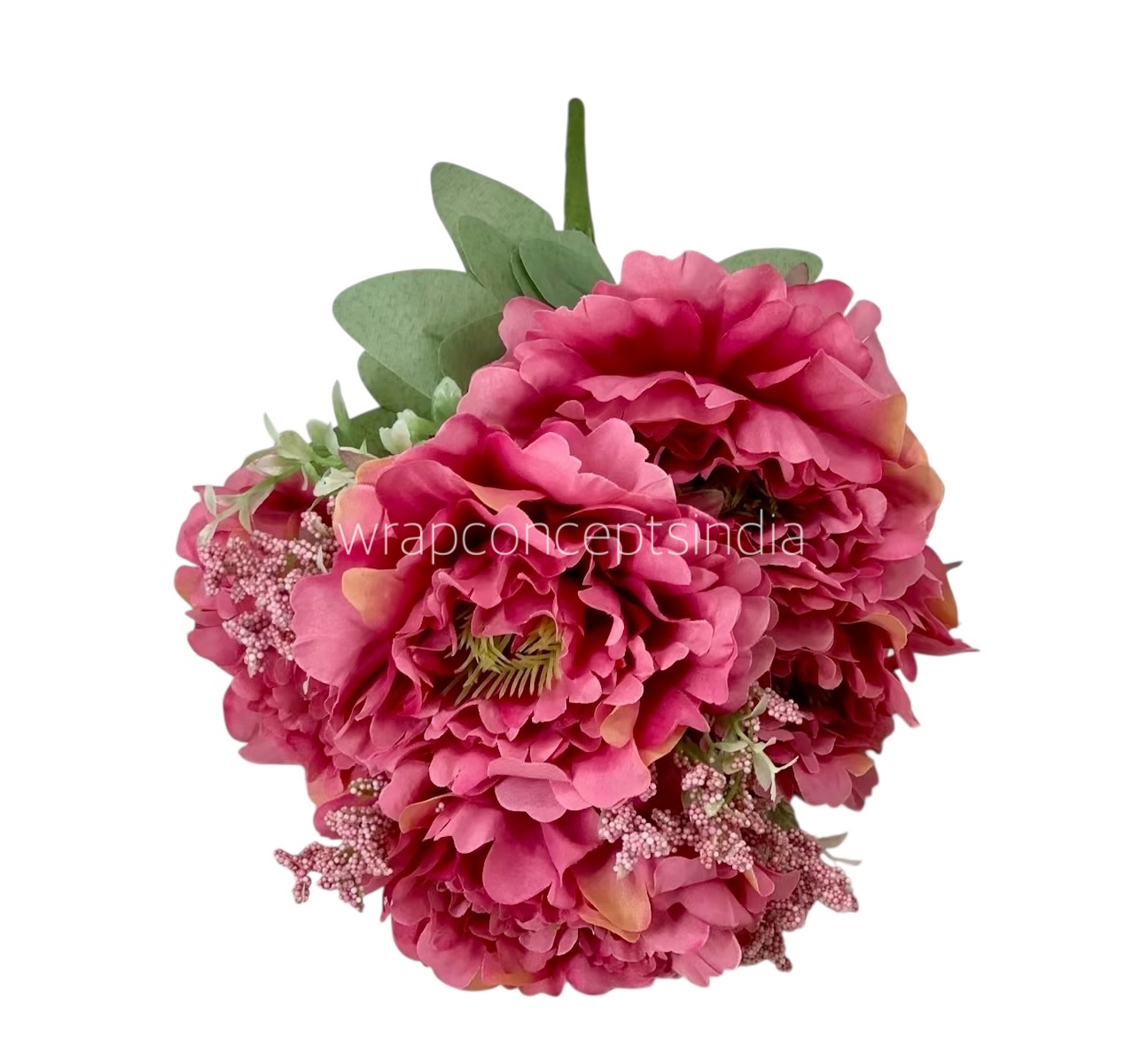 Tall Open Peony Bunch - Multicolour