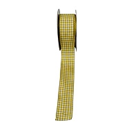 Plaid Ribbon - Multicolour-Grey-100 yards-2.5 cms