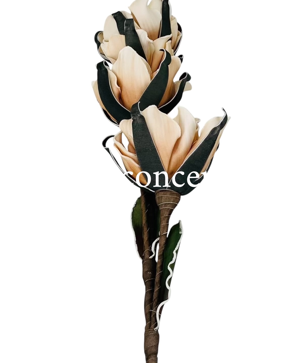 4 Flowers Long Sticks - Multicolor