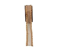 Sheer Ribbon With Satin Frill Edges