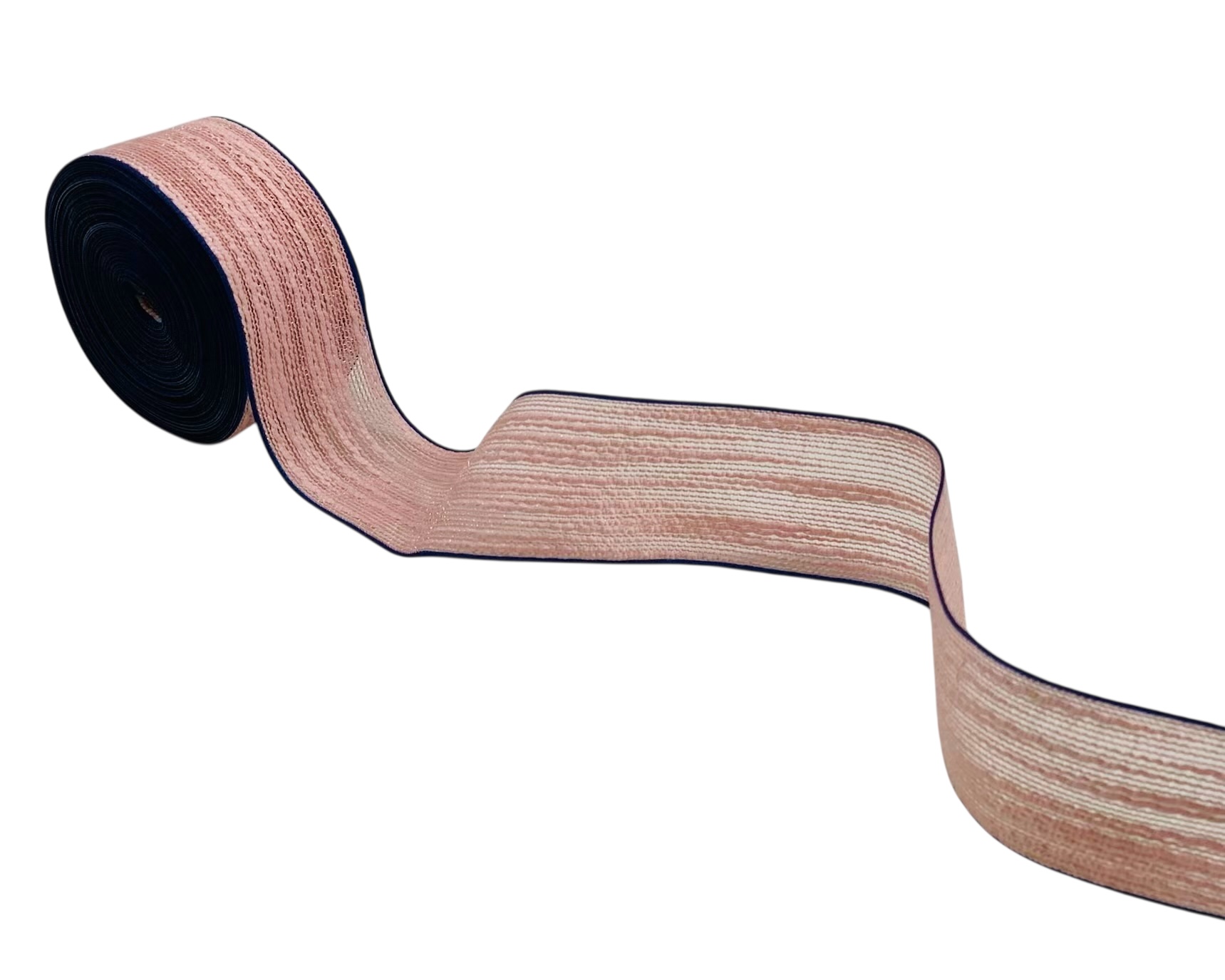 Burlap Texture Ribbon with Contrast Edges