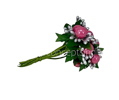 Rose Pink & Silver Pearl Pollen