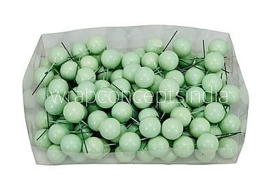 Green Faux Balls - 30 MM