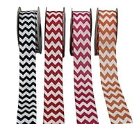 Red & White Chevron Pattern