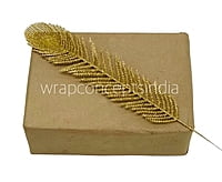 Gold Glitter Leaf on stick New 6
