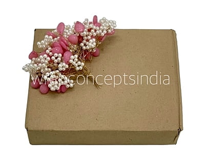 Soft Pink Pearl Flower Add-on Stick