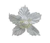 Medium Flower with Glitter Edges