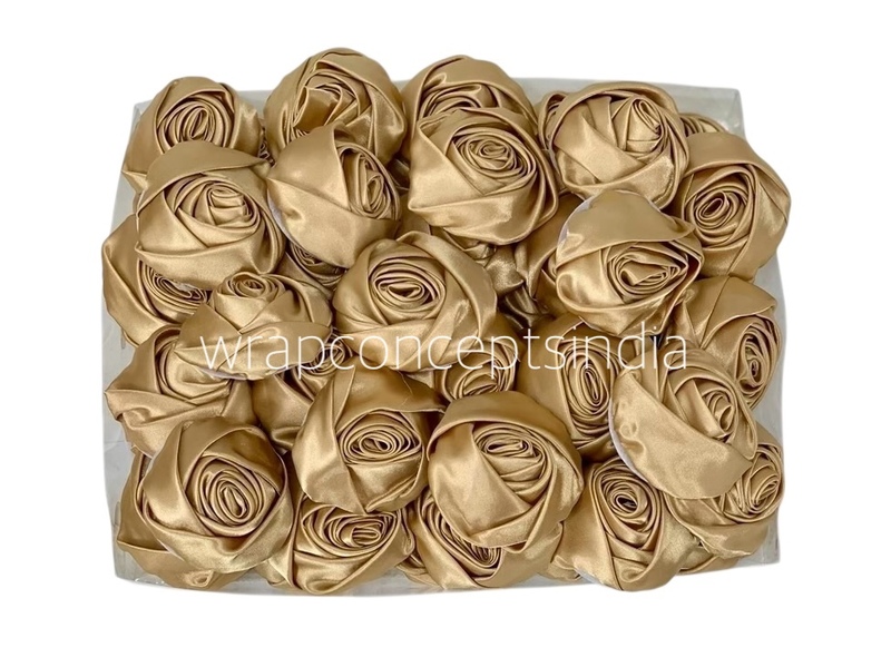 Gold Satin Roses