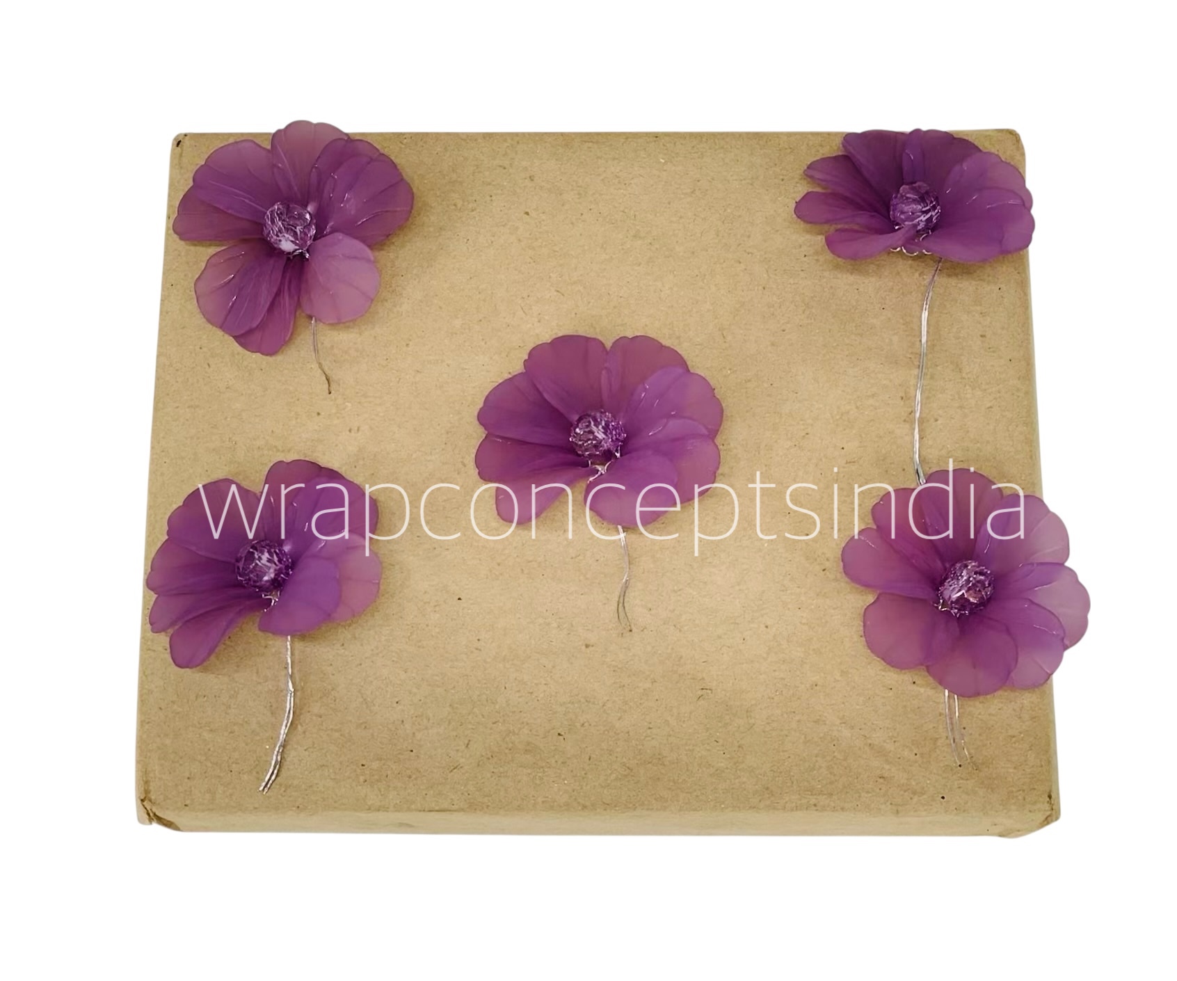 Acrylic Flowers with Stone