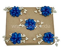 Stone Flowers with Pearl Add-ons- Multicolor
