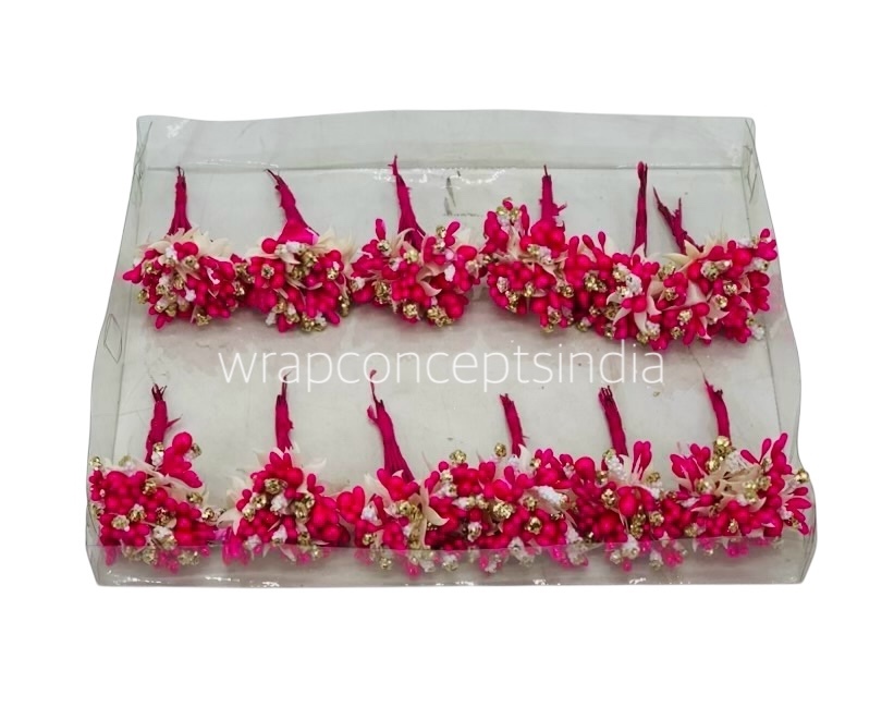 Fuchsia & Glitter Gold Pollens