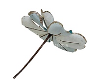 Metallic Texture & Velvet Flower