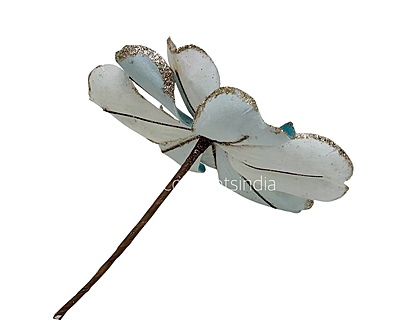 Metallic Texture & Velvet Flower