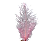 Faux Feather Rounded Edges-Brown