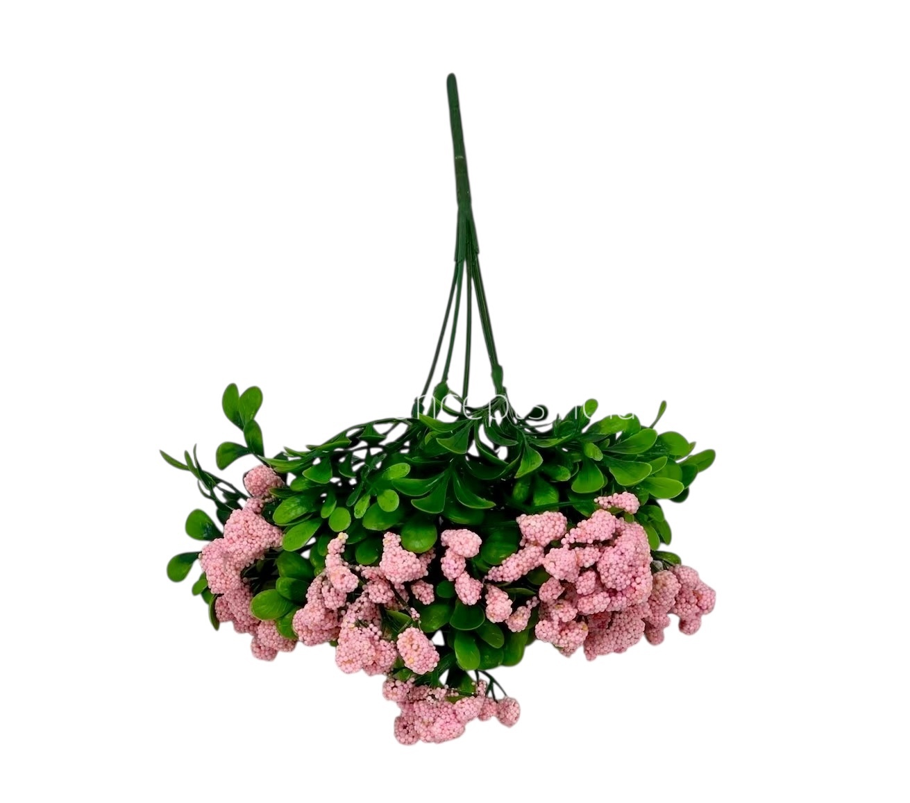 Frosted Flowers with Leaves Bunch