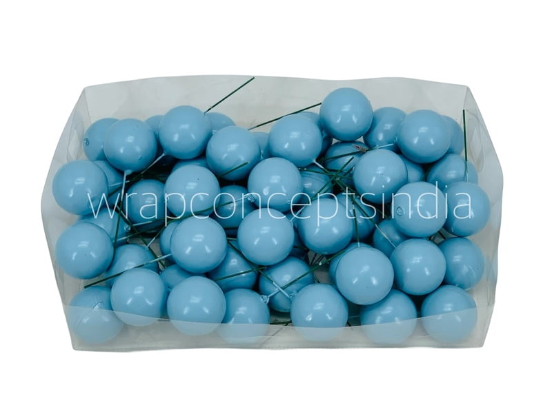 Blue Faux Balls - 30 MM