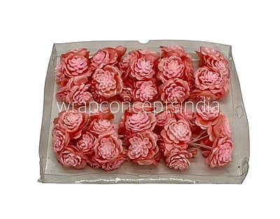 Glitter Flower - Peach