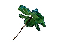 Medium Flower with Glitter Edges- Gold