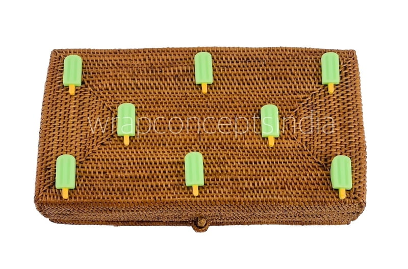 Ice Cream Stick Accessory - Lime Green/ Yellow/ Coral