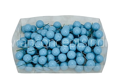 Blue Faux Balls - 30 MM