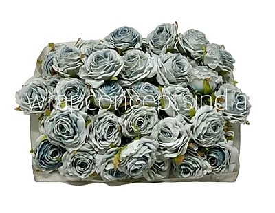 Soft Blue Small Roses