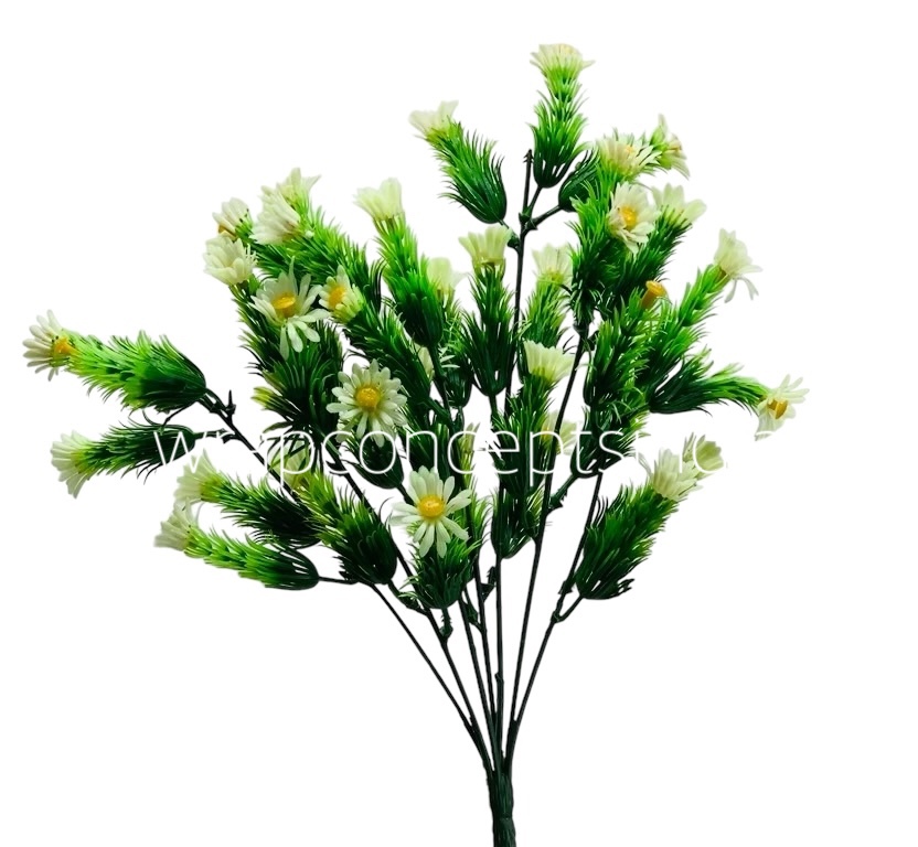 Leaves on Stem - Brown & Green Shaded (not counted )