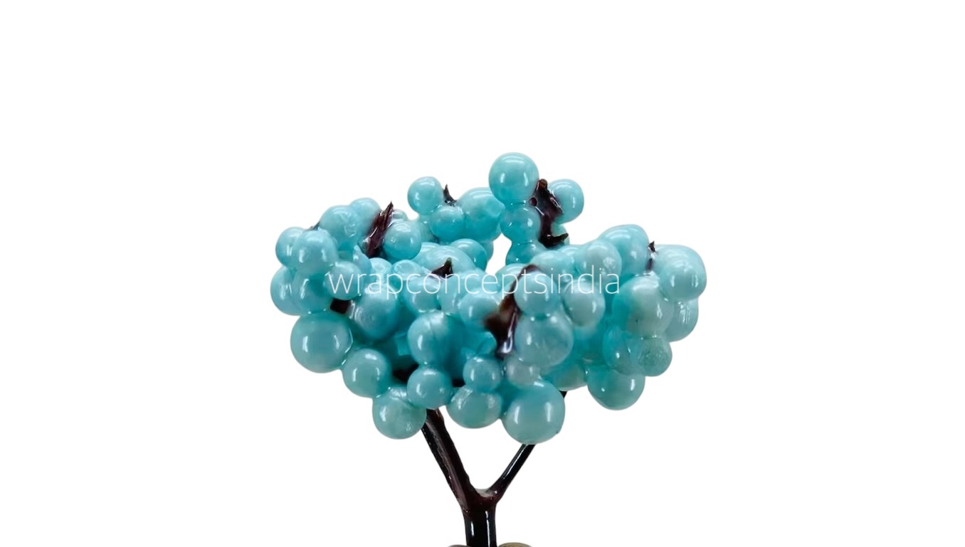 Pale Turquoise Fern Small