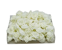 Ivory Medium Foam Rose
