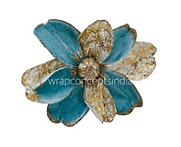 Metallic Texture & Velvet Flower