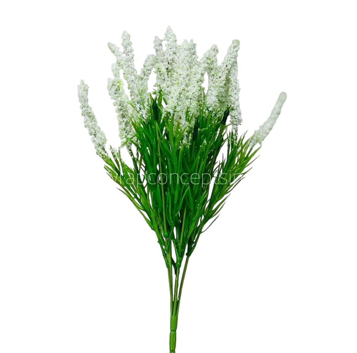 Leaves Bunch with Frosted Conifers