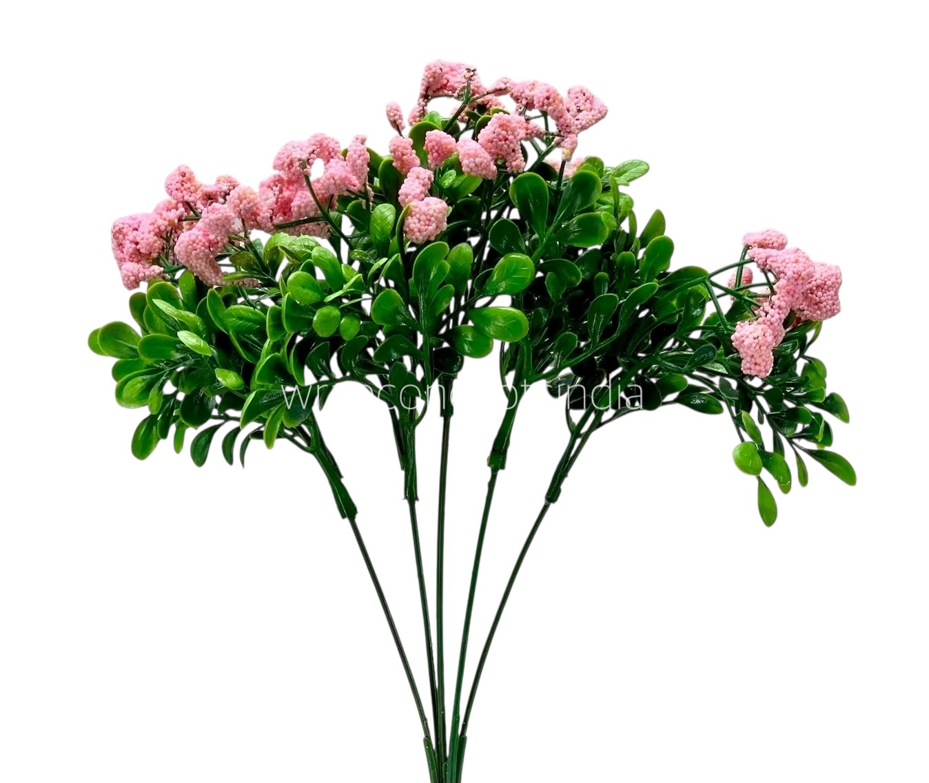 Frosted Flowers with Leaves Bunch