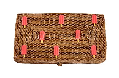 Ice Cream Stick Accessory - Lime Green/ Yellow/ Coral