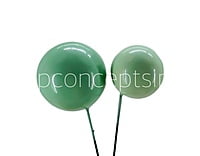 Green Faux Balls - 30 MM