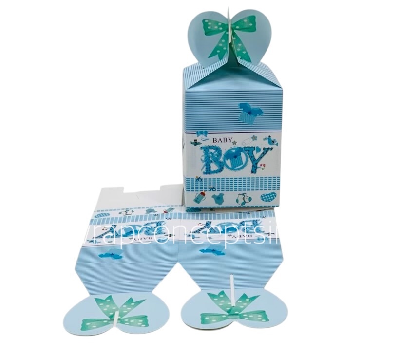 Boy/Girl Foldable Paper Gift Box