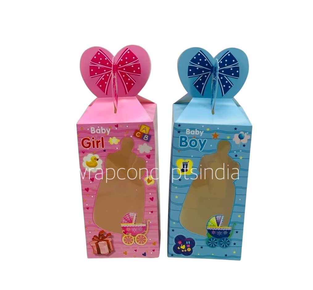 Big Baby Boy/Girl Foldable Paper Gift Box