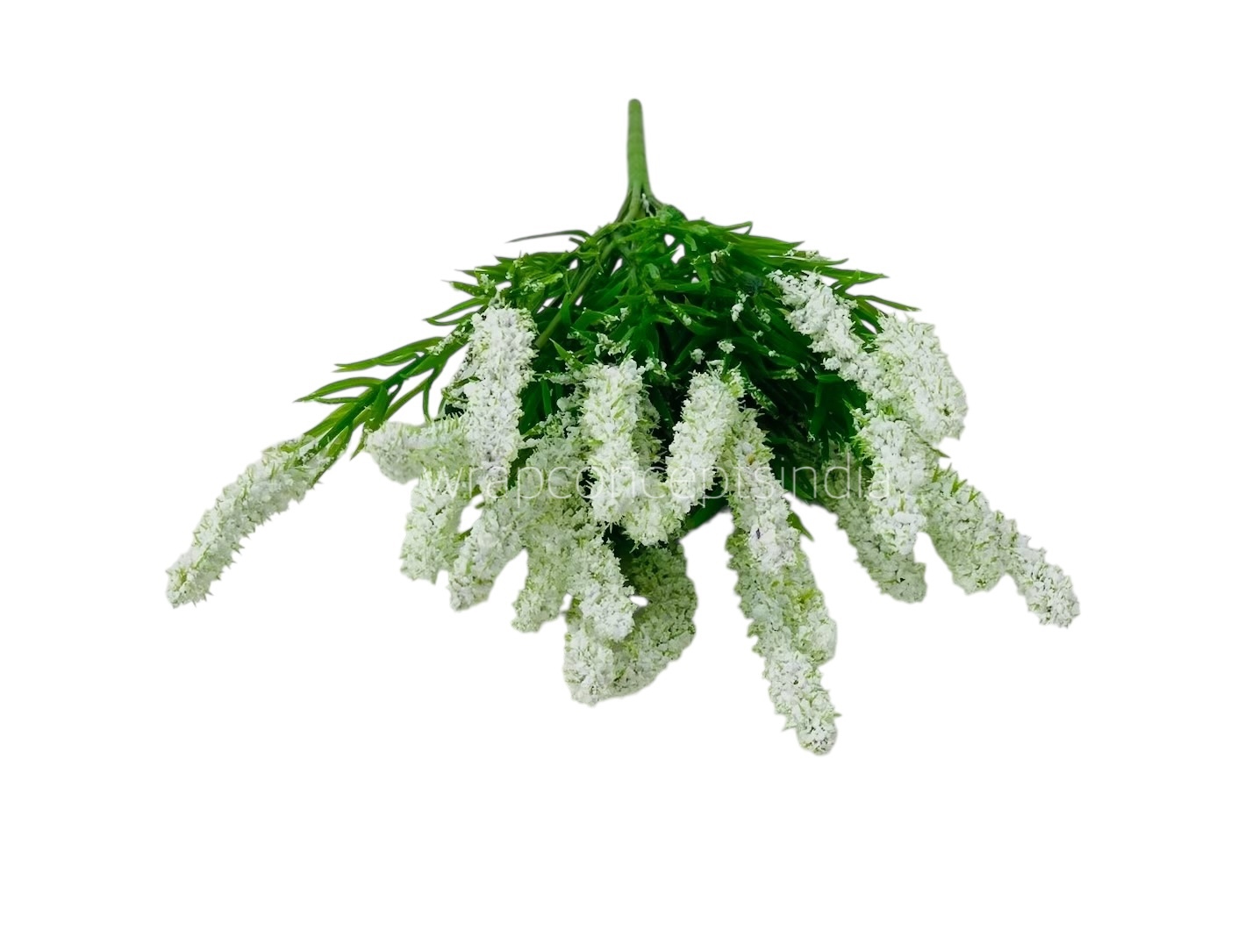 Leaves Bunch with Frosted Conifers