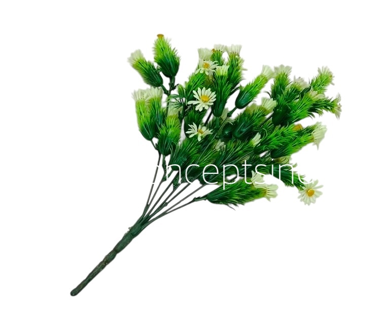 Leaves on Stem - Brown & Green Shaded (not counted )