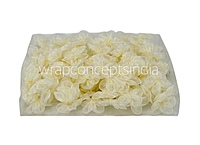 Ivory Organza Flowers