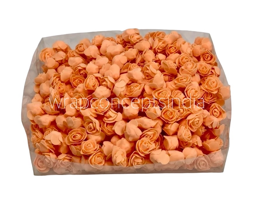 Small Foam Rose -Orange