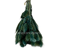 Preserved Bunny Tails-Teal