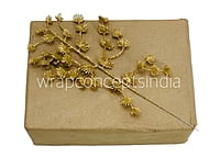 Gold Glitter Leaf on stick New 2