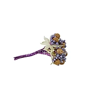 Violet Textured Pearl Berry Sprigs