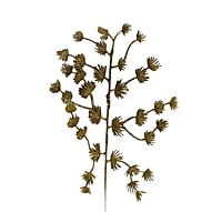 Gold Glitter Leaf on stick New 2