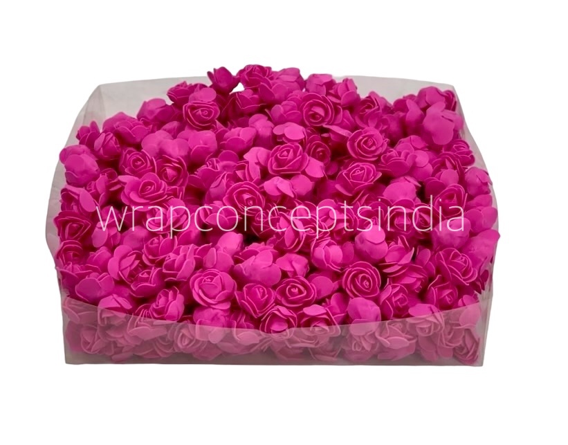 Small Foam Rose -DeepPink